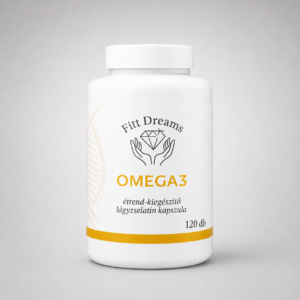 Fitt Dreams Omega 3 étrend-kiegészítő, 120 lágyzselatin kapszula